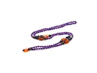 Collana Antracite in Pietre dure Ametista WADI - WADI